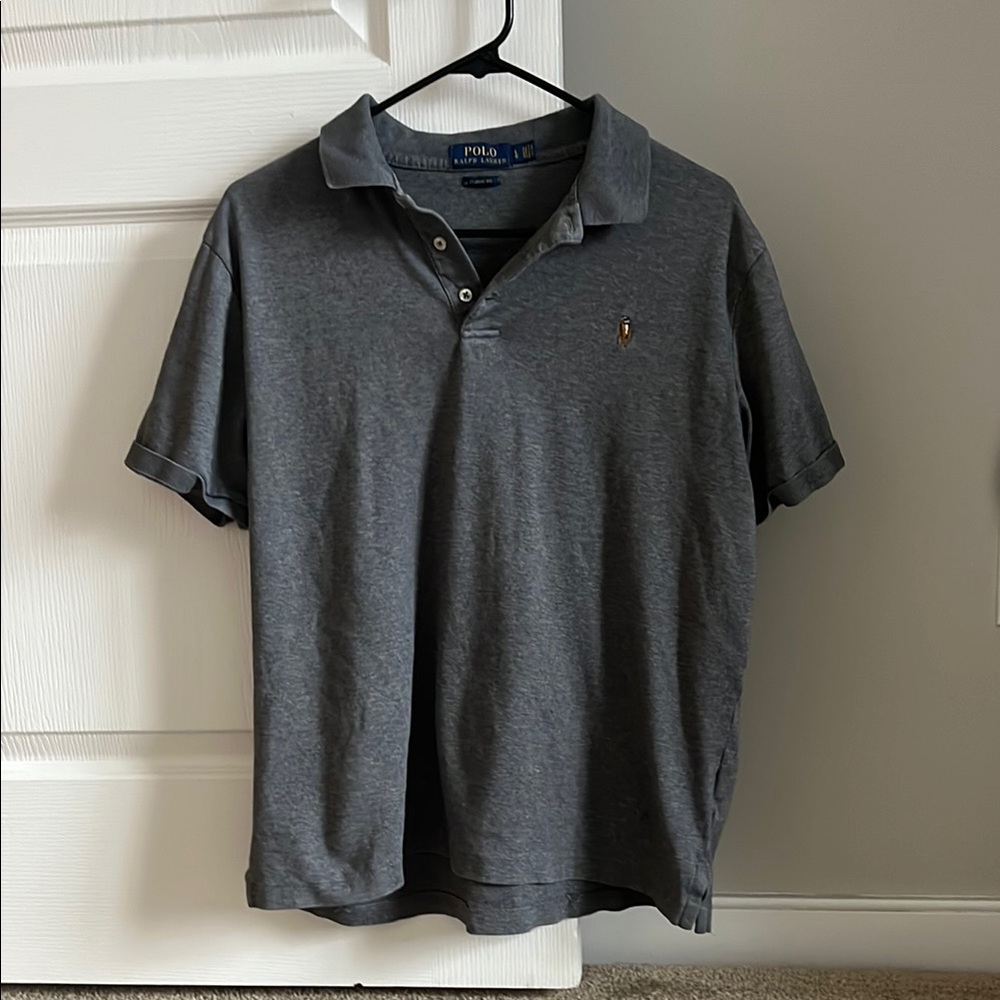 Polo by Ralph Lauren Men's Gray Polo Shirt